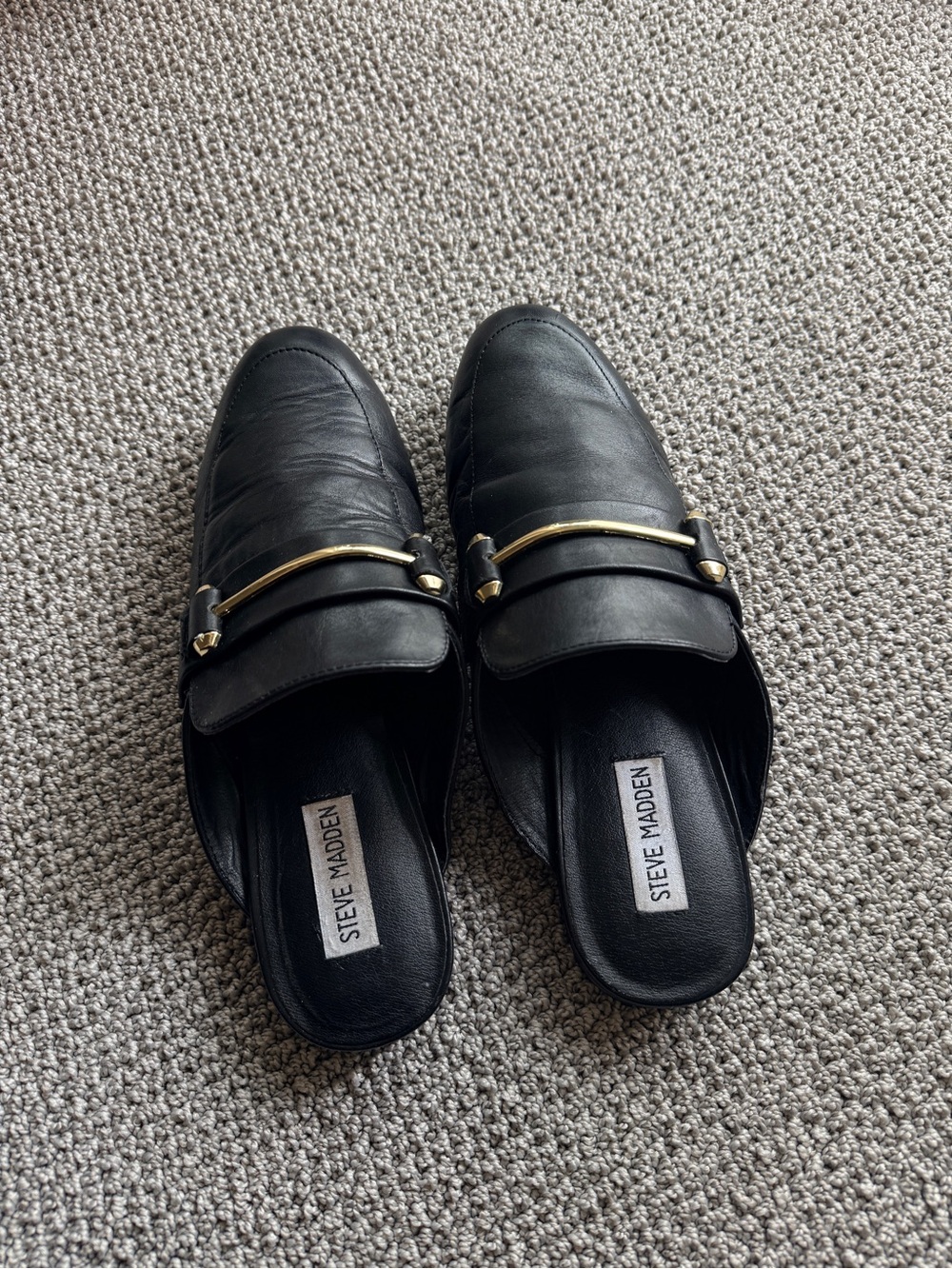 Steve Madden Leather Slip-Ons - Picture 4 of 7